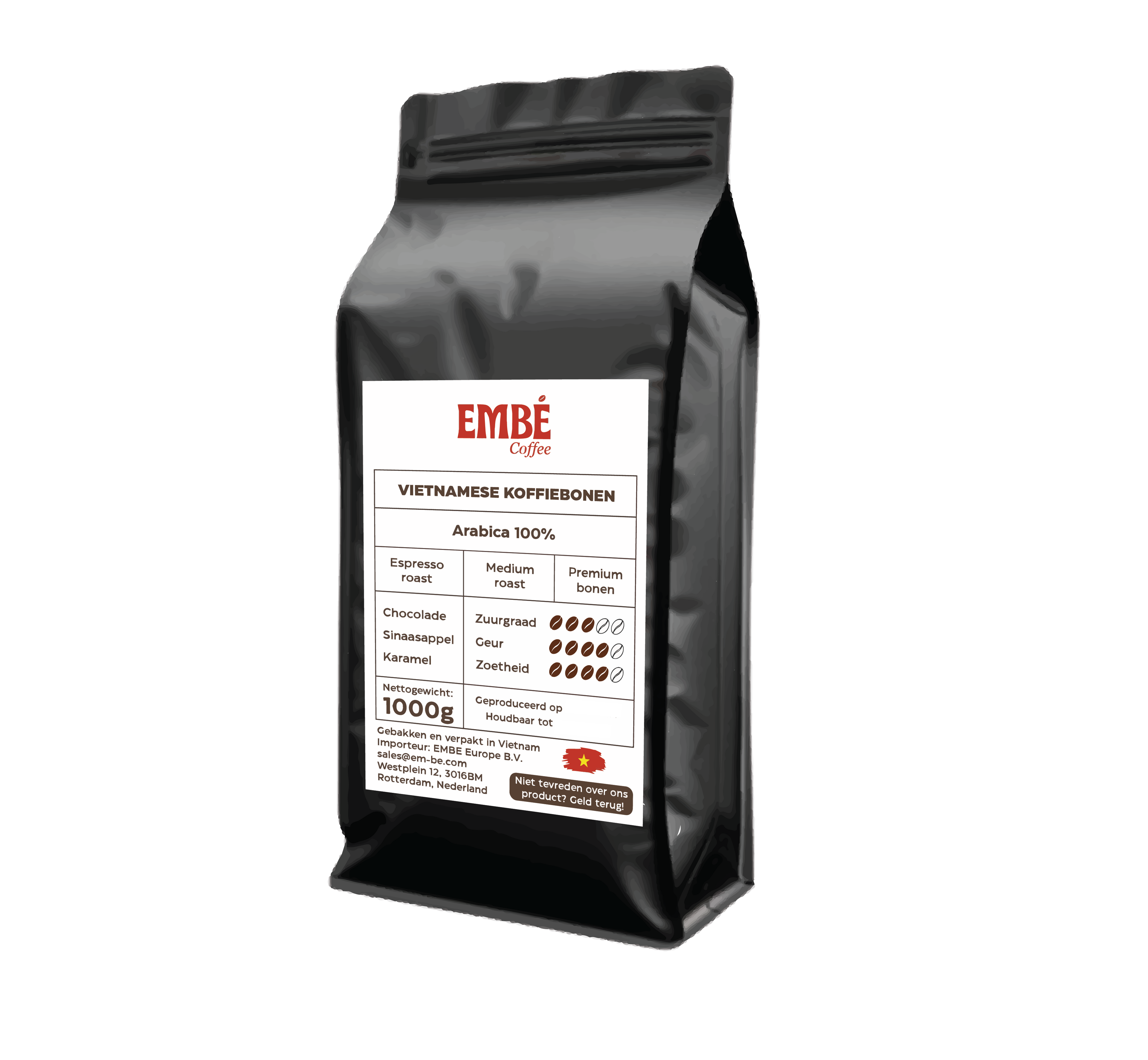 100% Arabica, 1 kg